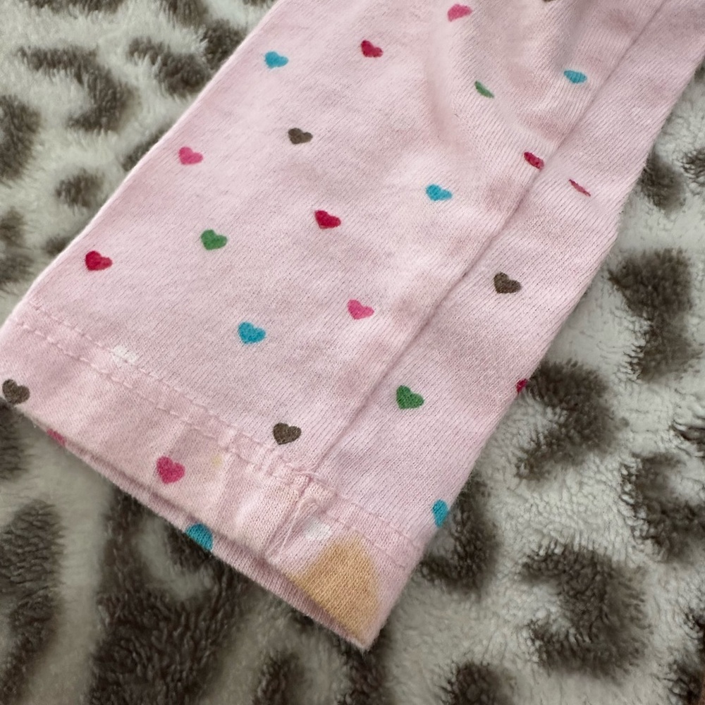 Jumping Beans Heart Graphic Long Sleeve Layered Look T-shirt in Brown Size 2T - Picture 12 of 15